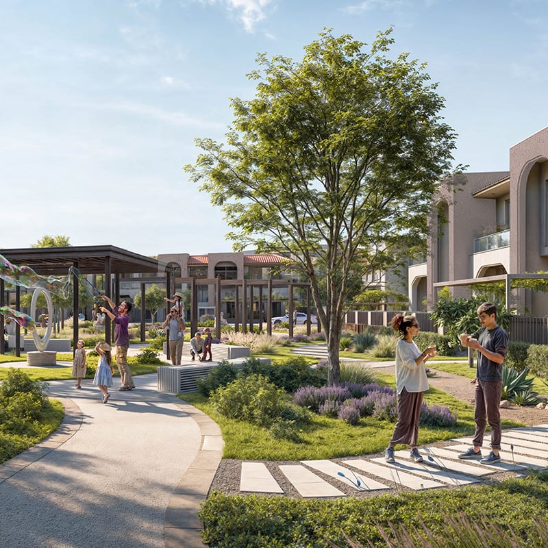 Nawayef Village Courtyard